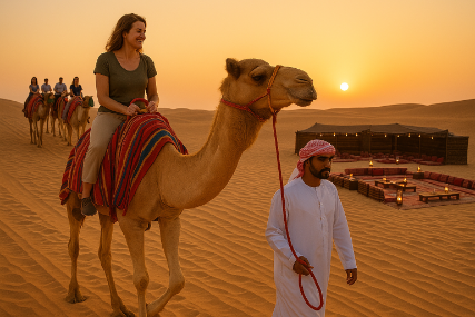 Camel Safari Experience with Bedouin Camp Dinner