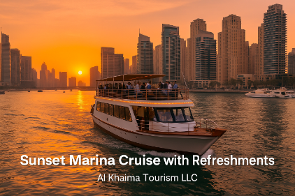 Sunset Marina Cruise with Refreshments