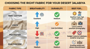 wear jalabiya for desert safari