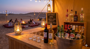 Can you get alcohol or beer during a Dubai desert safari